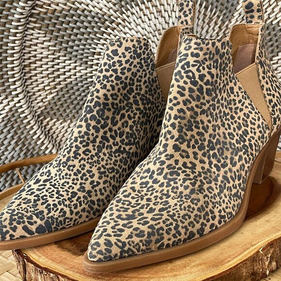 Dolce Vita Samy Leopard Ankle Bootie Size 9 NWOT Animal Print - Picture 10 of 10